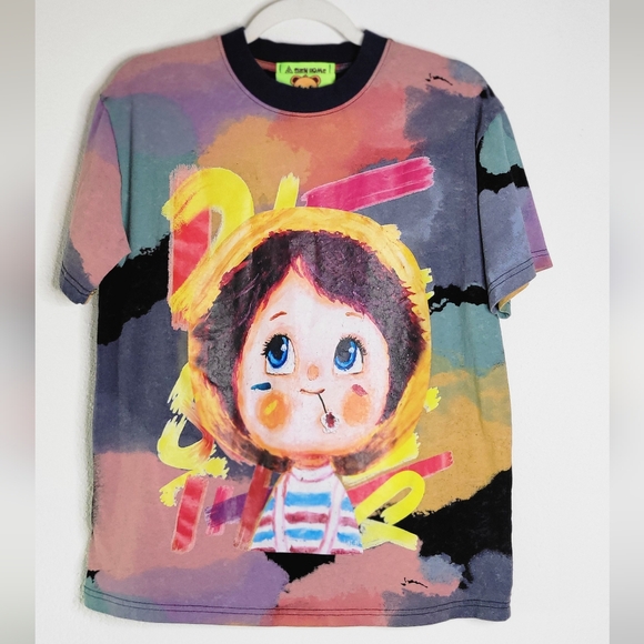 Tops - RARE Shen Home Colorful Graphic T-Shirt - Preowned - Unknown Size